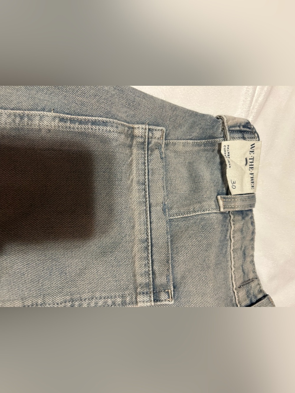 We The Free Palmer Wide Leg Jeans In The Shadows Gray -size 30 - Picture 9 of 16